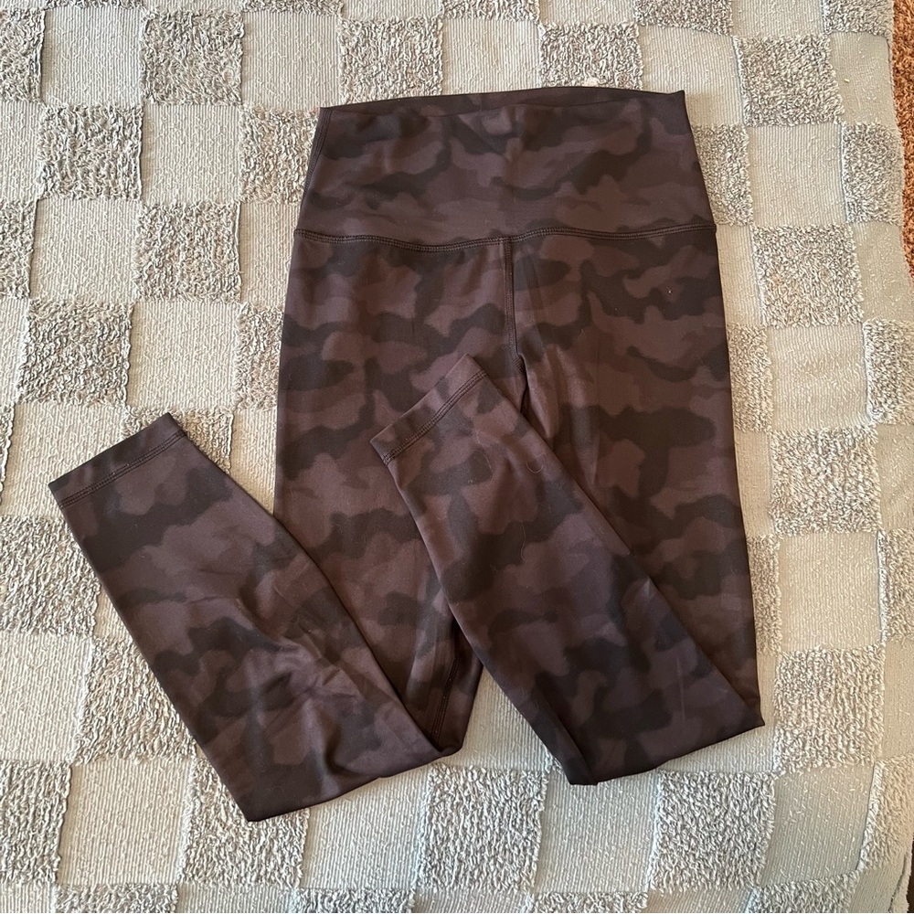 90 Degree By Reflex Camo Leggings - Black